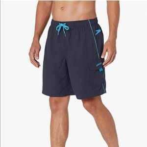 Speedo Men's Knee Length Marina Volley 20 Inch Swim Trunk Shorts Small NWT